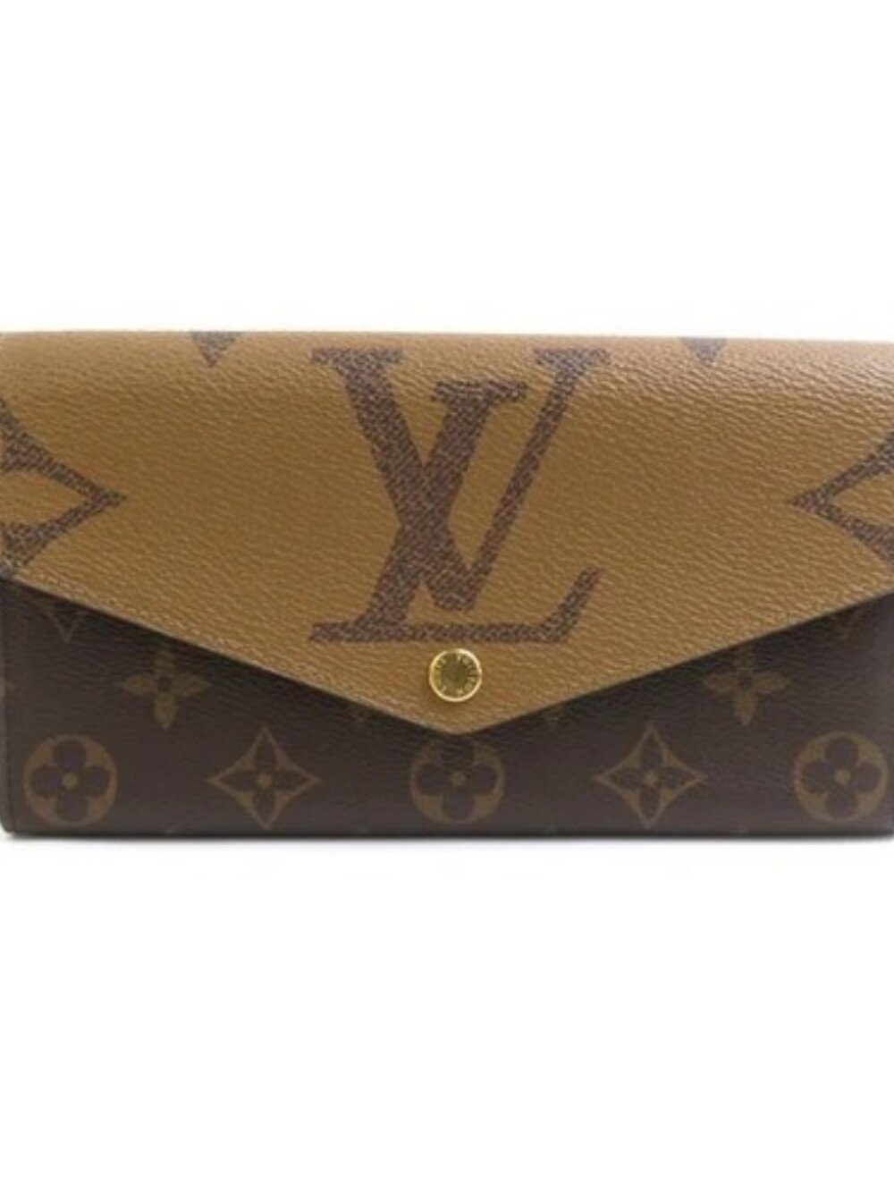 Auth LOUIS VUITTON Monogram Reverse Sarah Long Wallet M80726 - h31128a